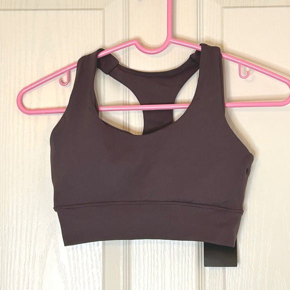 SOCIAL FITNESS Other - SOCIAL Racerback Sports Bra Brown Purple Activewear Top XS NWT